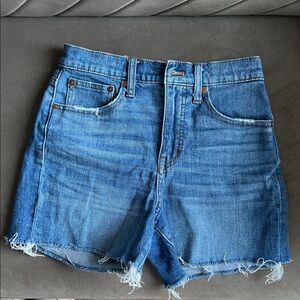Madewell High Rise Denim Shorts